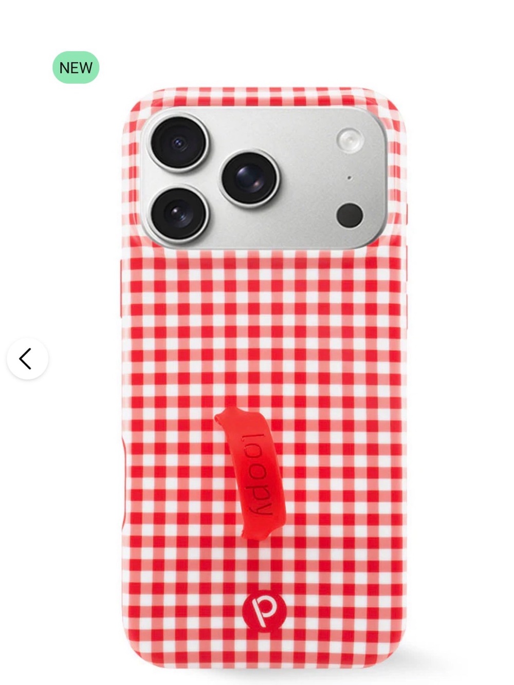 Loopy iPhone 17 Pro Max Picnic Checkers Case